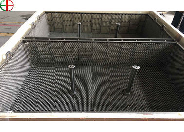 1.4849 Heat Treatment Furnace Wire Mesh Basket Iron Forging Furnace Trays And Baskets EB3197