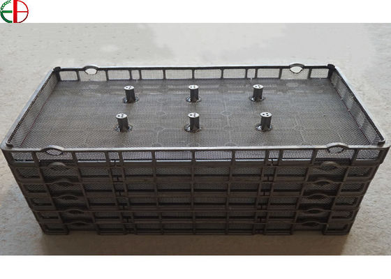 1.4849 Grade Heat Treated Casting Basket high temperature resistant