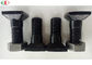 EB567 High Strength Chrome Nuts And Bolts For Mine Mill Liners In Black Color