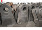 ISO9001 Cement  Bimetallic Crusher Hammer Manganese Steel Casting