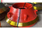 Manganese Steel  Mn20Cr2 Impact Cone Crusher Wear Part Concave